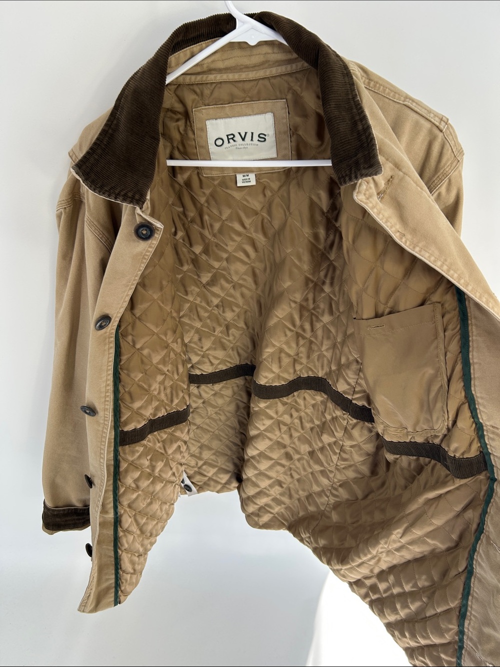 Orvis Classic Collection Barn Chore Coat - Khaki color - Medium - Picture 5 of 6